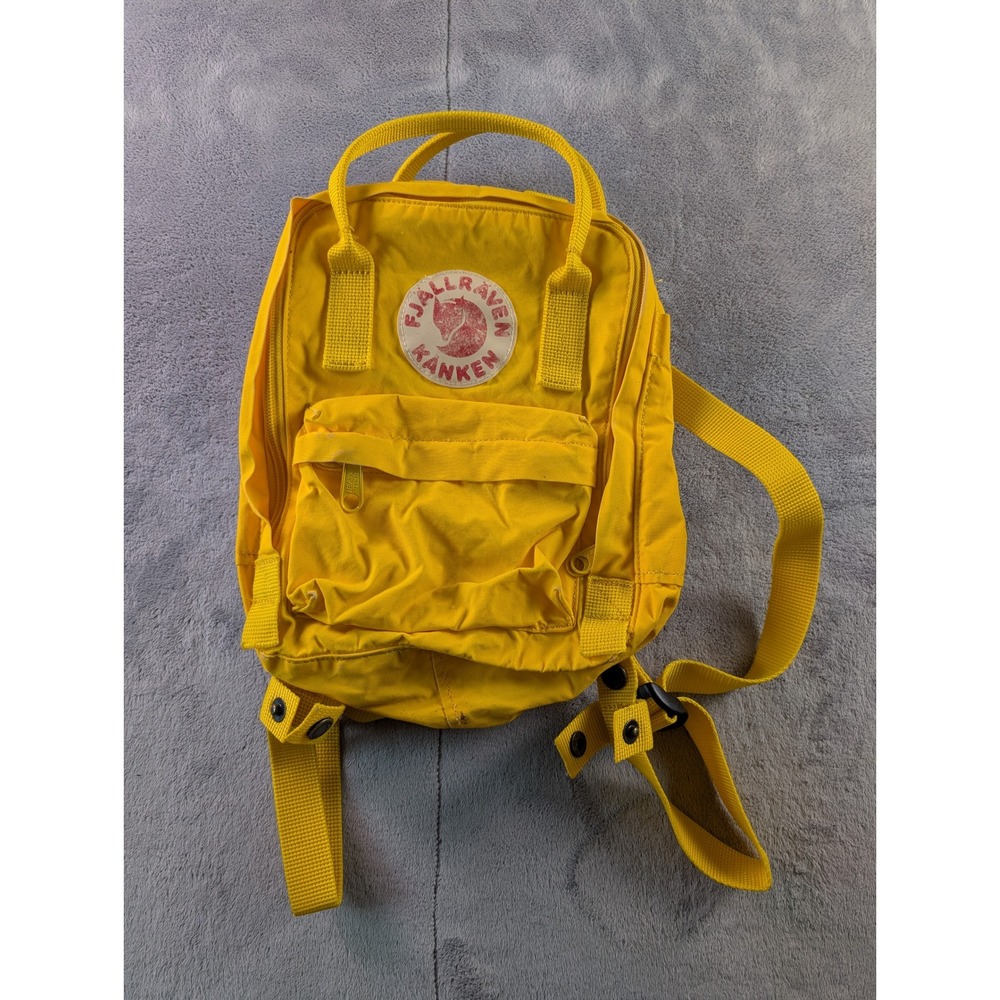 Fjallraven Kanken Mini Backpack Banana Yellow Small School Bag Travel‎ Daypack
